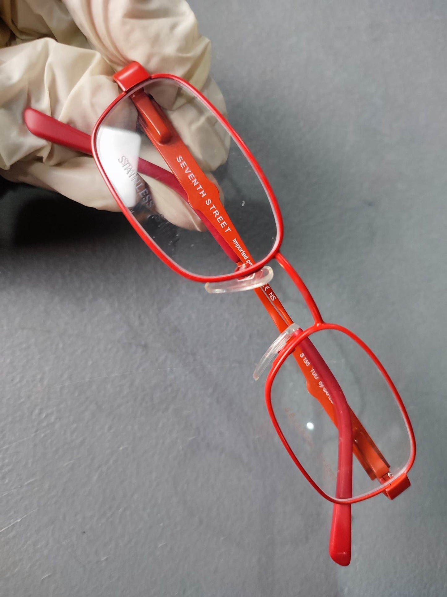 Stainless Metal Frame SAFILO Red (S155TUU) Eyeglass