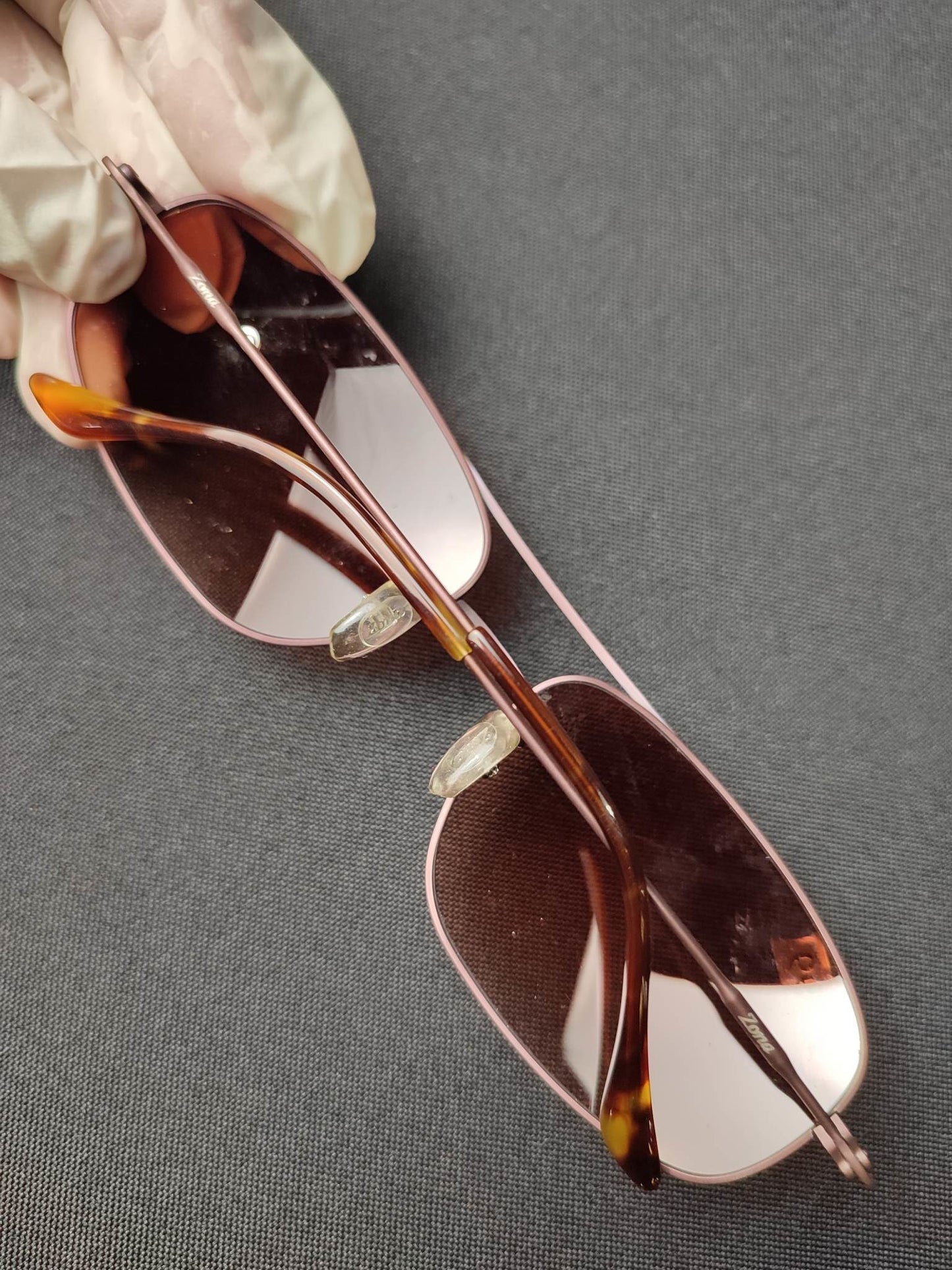 Metal Zona Titanium Bronze (ZN9013)-(Size:61-16-140) Sunglass