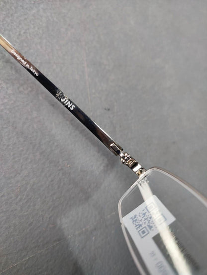 Plastic Frame Eyeglass JINS Silver (AMMN15S047A96)