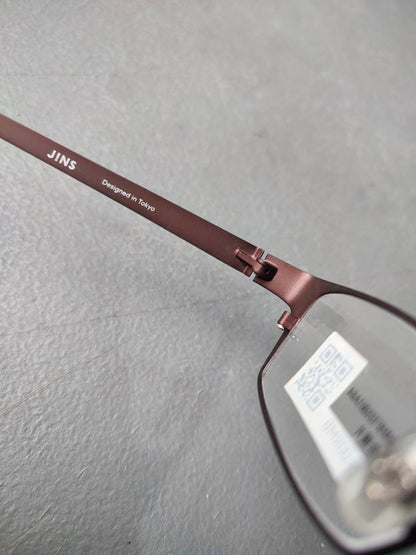 Plastic Frame JINS Matte Brown (AMMF15S061A84) Eyeglass
