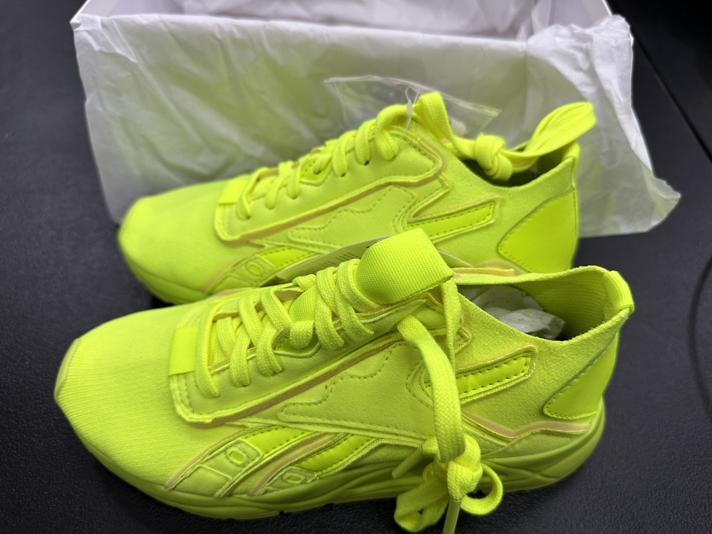 Reebok Yellow Green Rubber Shoes Bolton Sock VB LO Unisex (FU7554) - Phase-out Model
