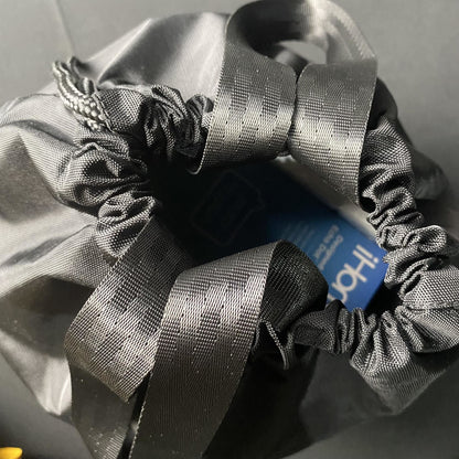 Crypto Black Pulls String Bag - Factory Pull-out