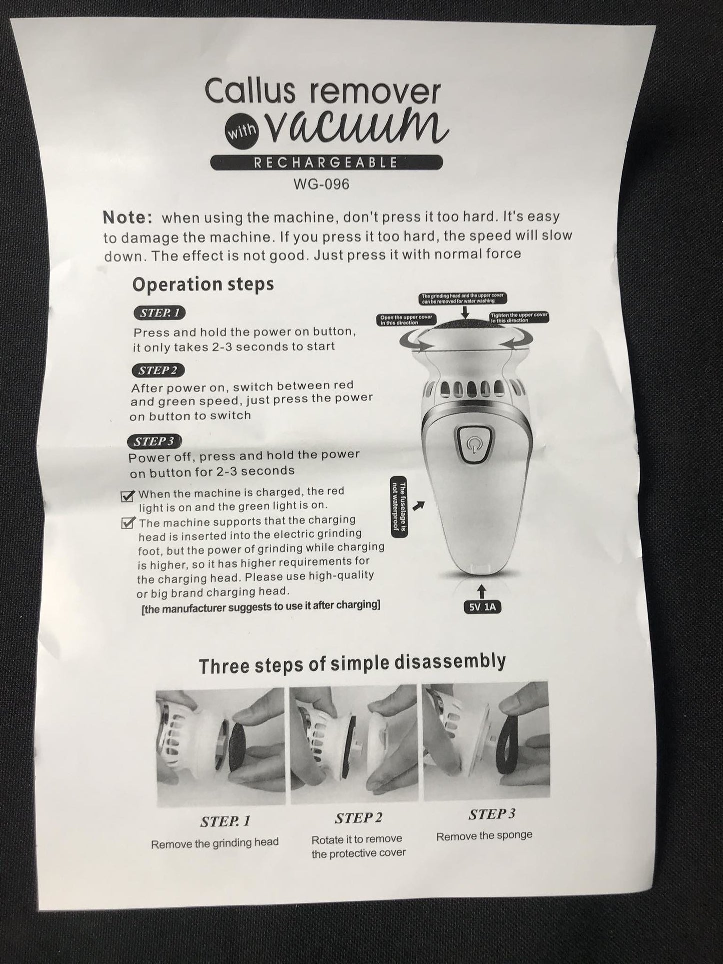 Callus Remover Vacuum
