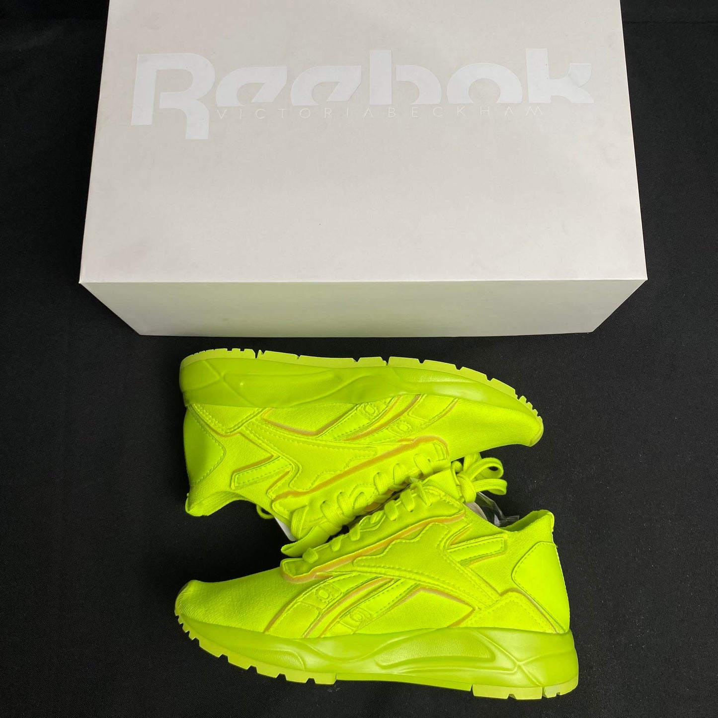 Reebok Yellow Green Rubber Shoes Bolton Sock VB LO Unisex (FU7554) - Phase-out Model