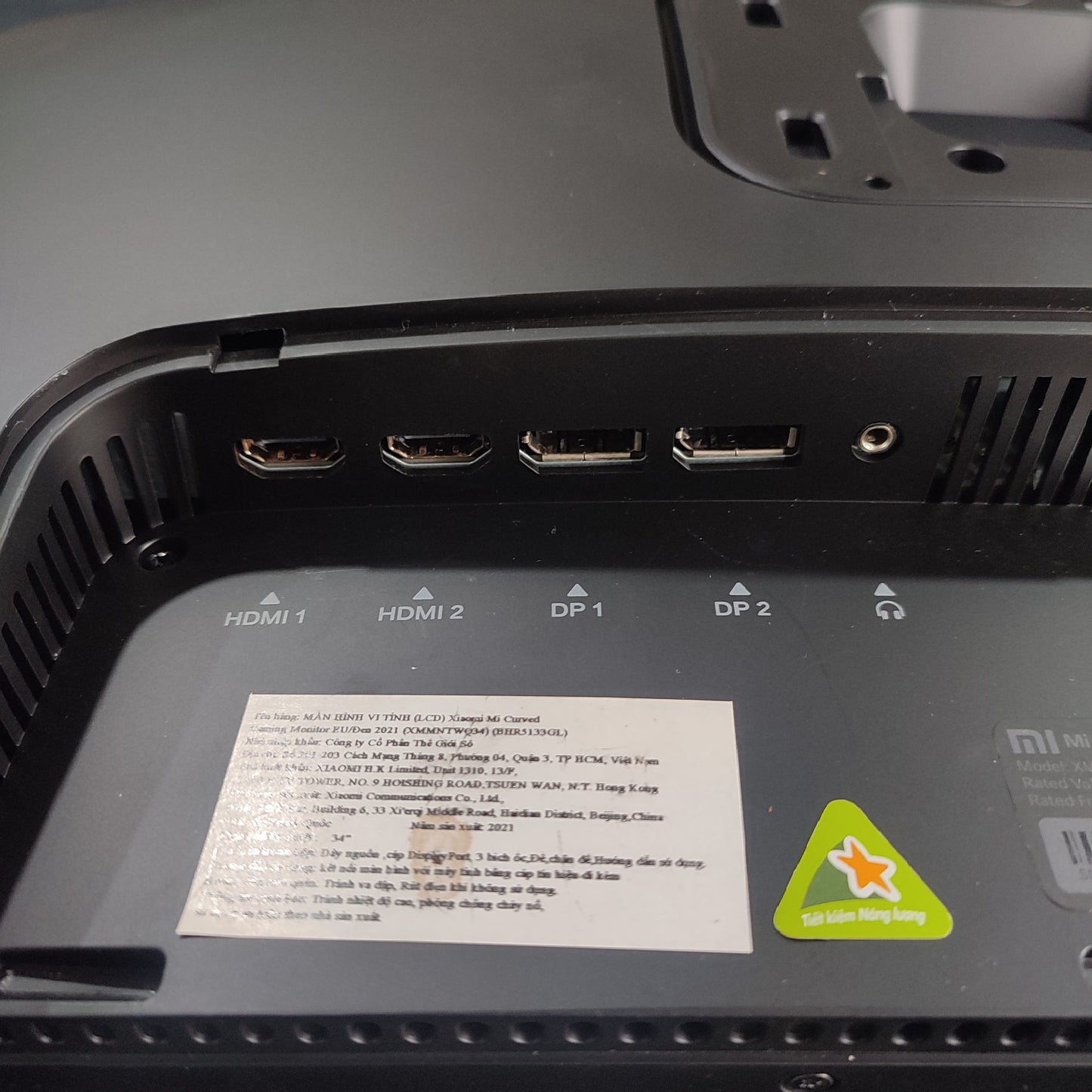 Mi Xiaomi Curved Desktop Gaming Monitor 34" (Model:XMMNTWQ34)