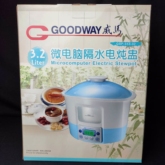 Goodway Microcomputer Electric Stewpot 3.2 Liters (GSP-353-32) - International Mall PUll-out