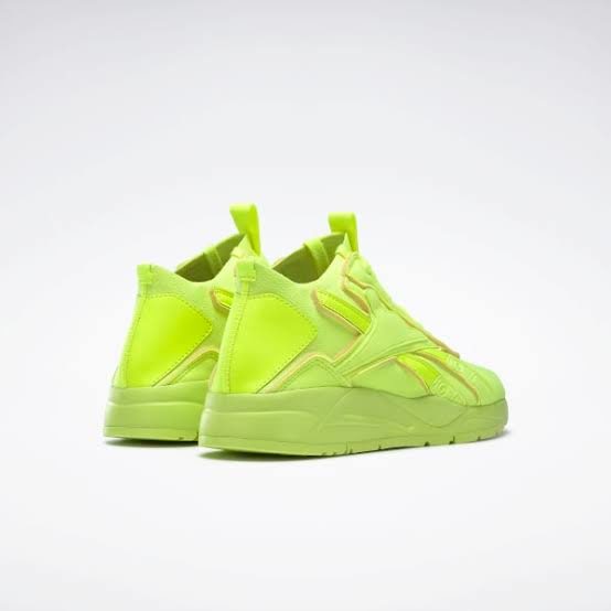 Reebok Yellow Green Rubber Shoes Bolton Sock VB LO Unisex (FU7554) - Phase-out Model