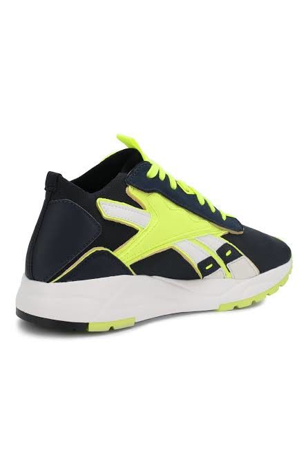 Reebok Blue/Yellow Green Rubber Shoes Bolton Sock VB LO Unisex (FU7555) - Phase-out Model