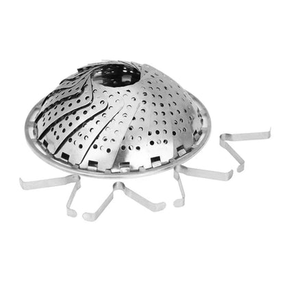 Multifunctional Stainless Steel Tray Steamer Kitchen Tool Food Basket