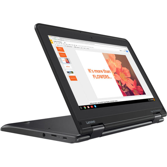 4/16 Pre-loved Chromebook Lenovo Thinkpad 11E Flippable Touch Screen Laptop with Charger