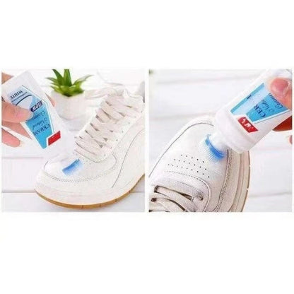 PLAC Cream Natural Auto Brilliant Polish White Shoe Cleaner 100ml