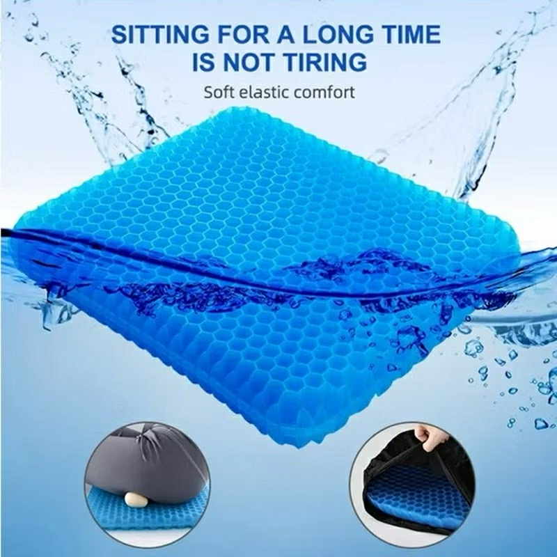 [A1-1492] Egg Gel Seat Cushion Cool Honeycomb Pad