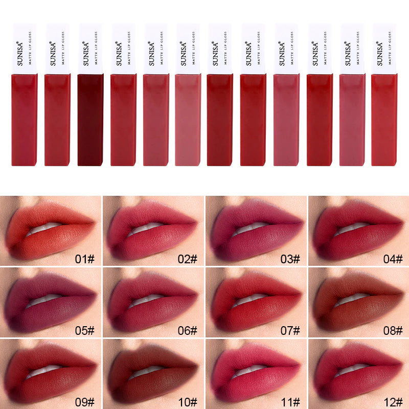 Sunisa Matte Lip Gloss Matte Ink Liquid Lipstick