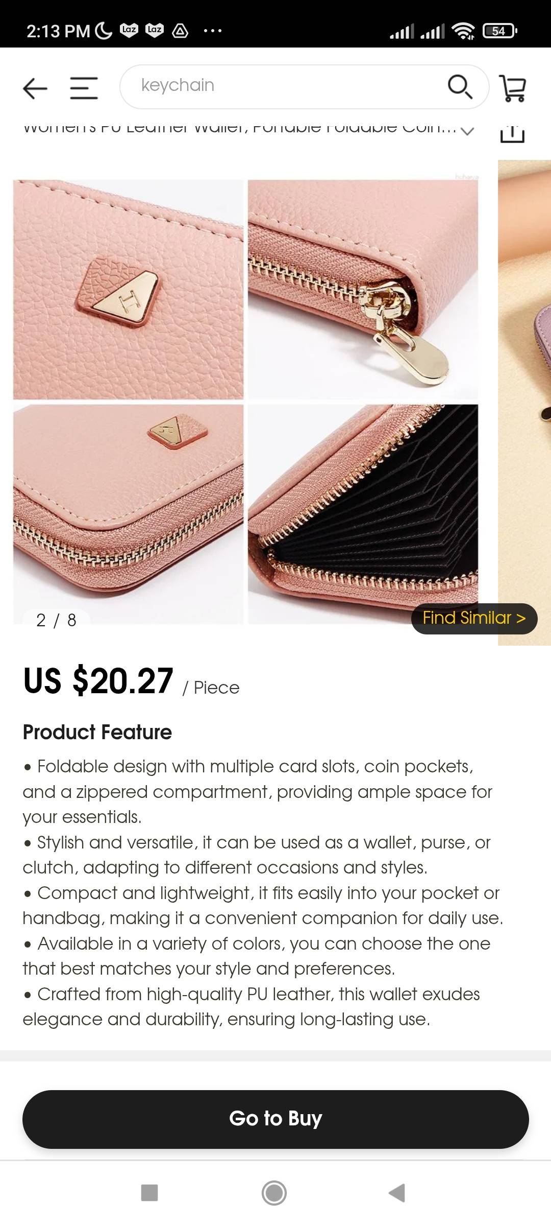 (L65NOB)Jiufeng Versatile Girl Mini Wallet Place Quality Fashion Coin Money Ca