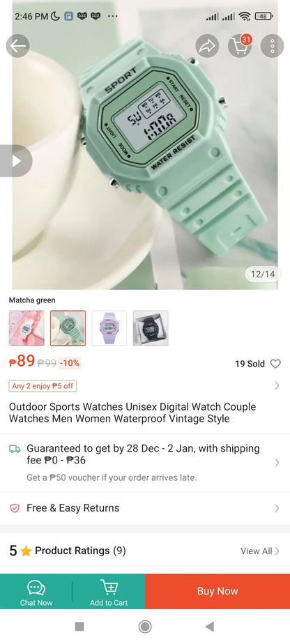 (REAGZ6)Cod? Cod Korean unicorn Ladies Watches Girls Middle School Students Wa