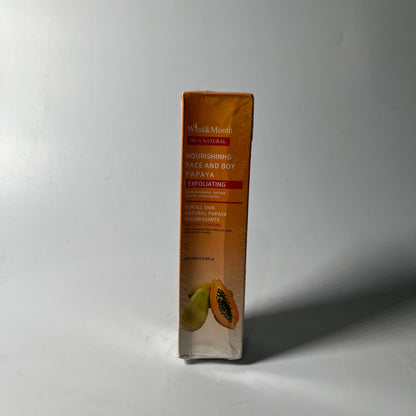 West&Month Nourishing Face and Body Papaya Exfoliating Gel 100ml