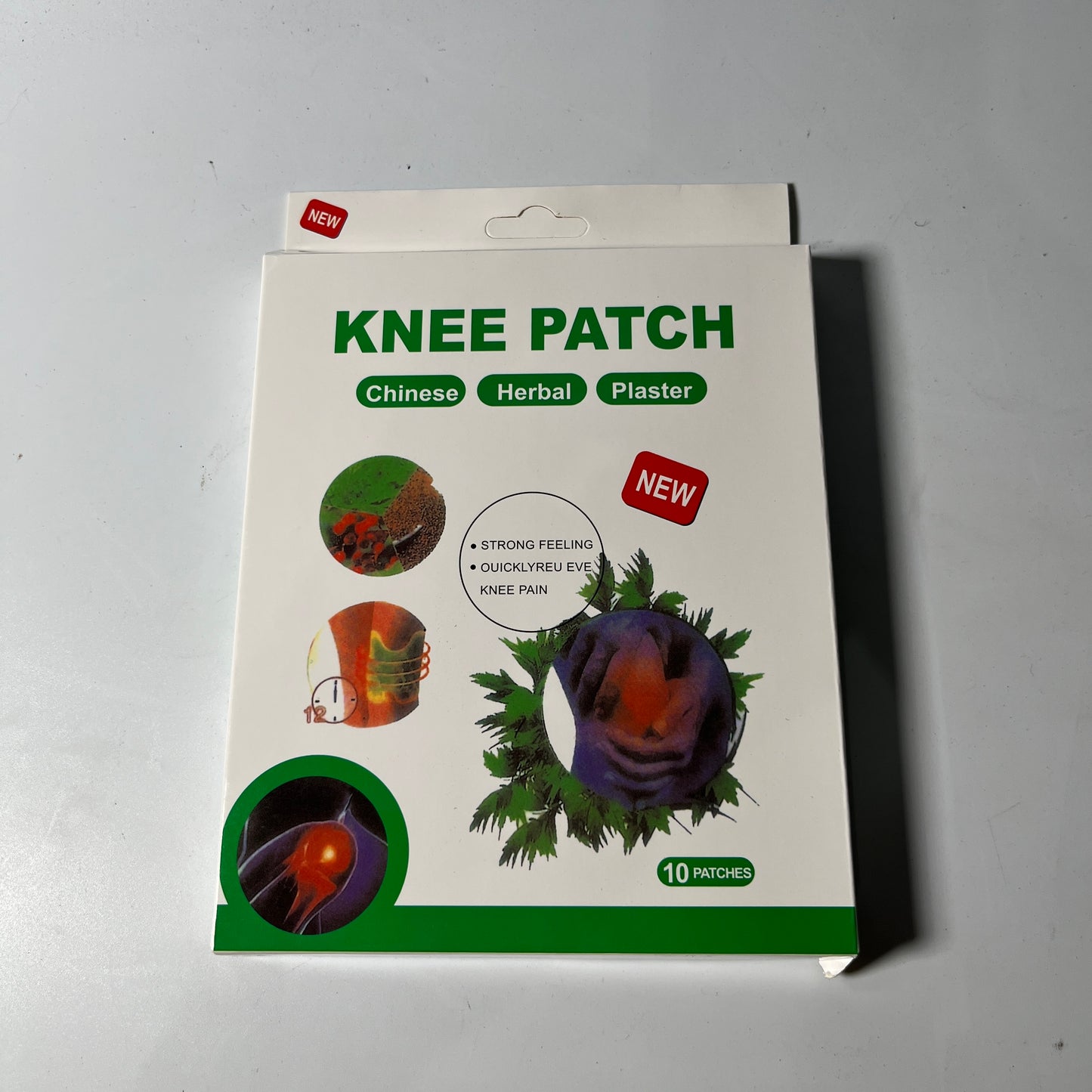 New Knee Patch Chinese Herbal Plaster Pain Relief (10 Patches)