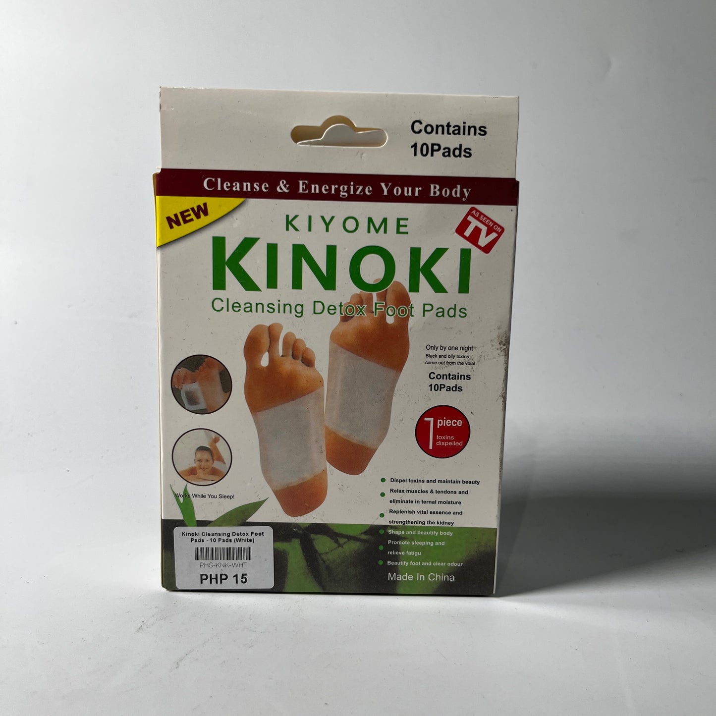 Kinoki Cleansing Detox Foot Pads - 10 Pads