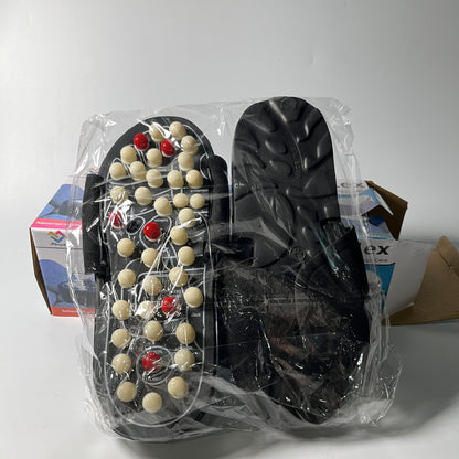 [A1-925] MingLi Foot Reflex Reflexology Care Massage Slippers - Size: 38/39