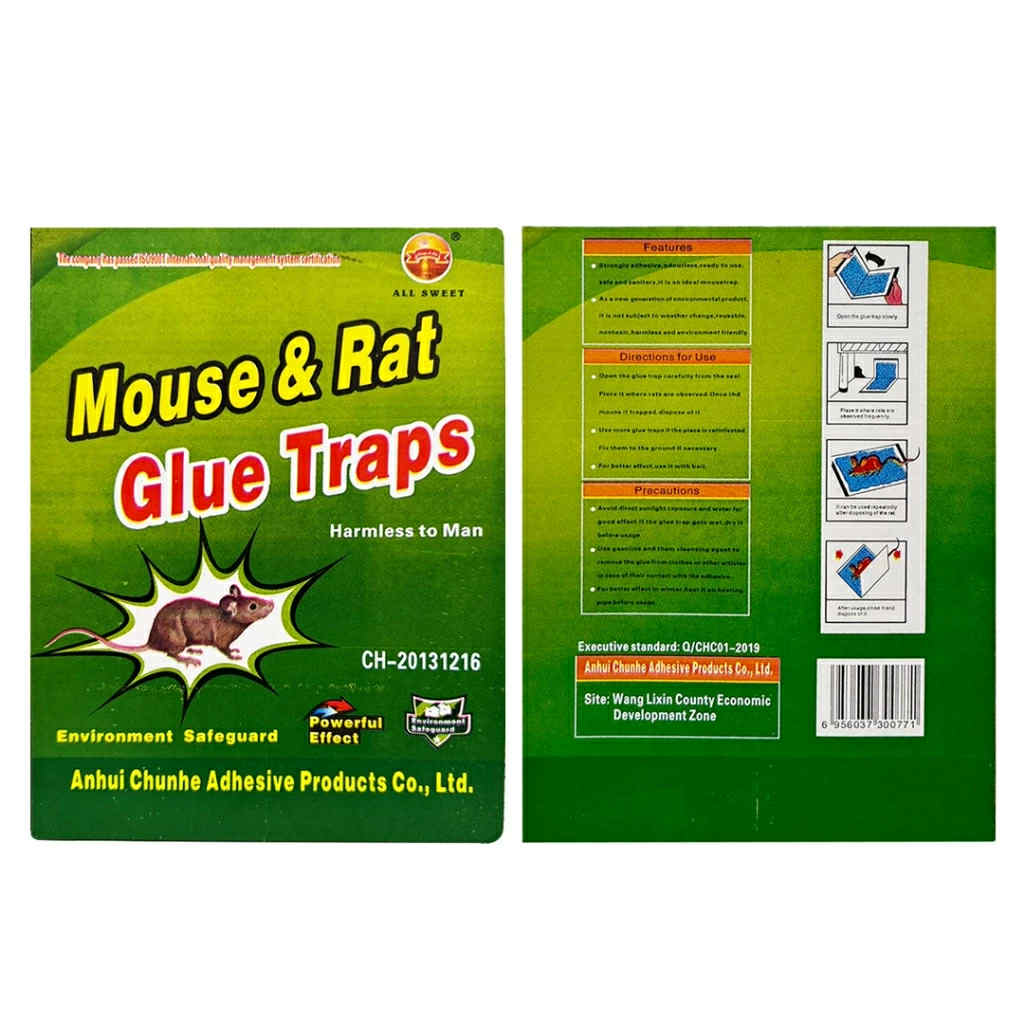 [A1-004] Mouse & Rat Glue Traps Sticker (Large)