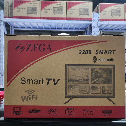 Zega Smart TV HDR Wifi Bluetooth Ready with Built-in Applications Netflix Youtube Spotify