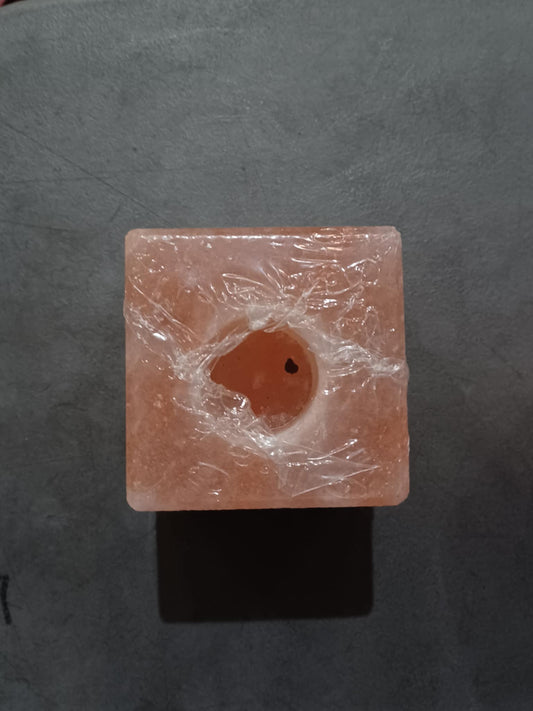 Crafted Himalayan Salt Candle Holder