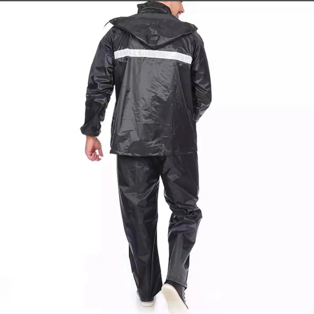 [A1-043] 99 Raincoat Suit Terno Unisex Police Style Jacket Pants Set