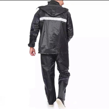 [A1-043] 99 Raincoat Suit Terno Unisex Police Style Jacket Pants Set