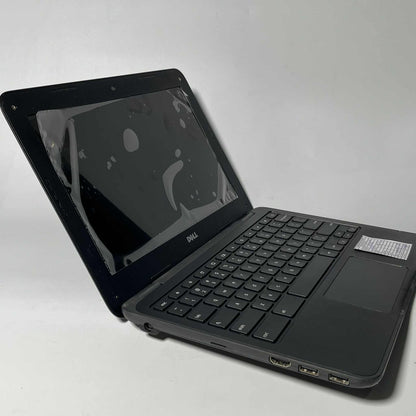 4/16 (SSD) Pre-loved Chromebook Dell 3180 Touchscreen Laptop with Charger - CLASS B