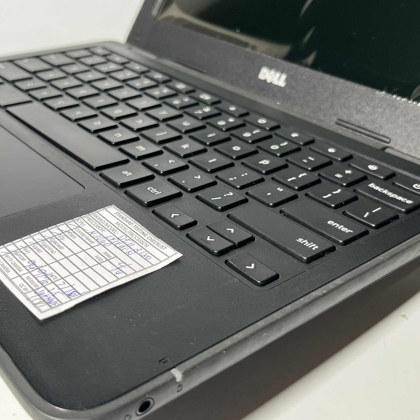 (SSD) Pre-loved Chromebook Dell 3180 Laptop with Charger - CLASS B