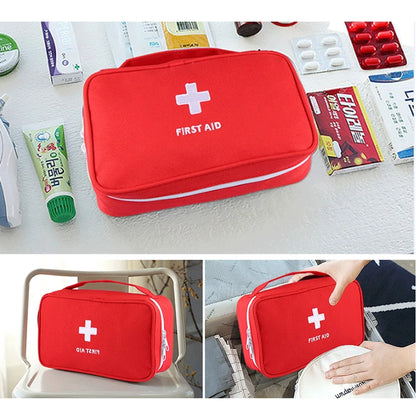 Oxford First Aid Kit Compartment Epidemic Prevention Kit for Camping Travel