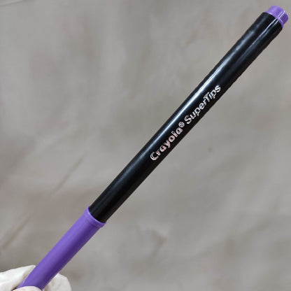 Crayola SuperTips (Black Body) - Factory Pull-out