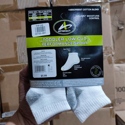 Athletech Toddler Socks Size: 2-3 Yrs Old 6pairs - International Mall Pull-out