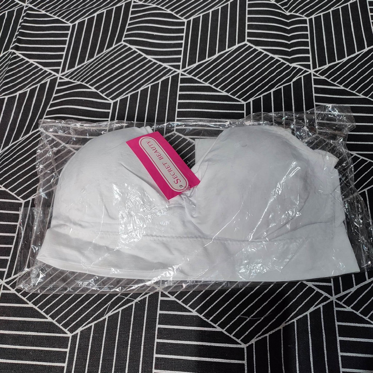Secret Beauty White Bra W/O Lace