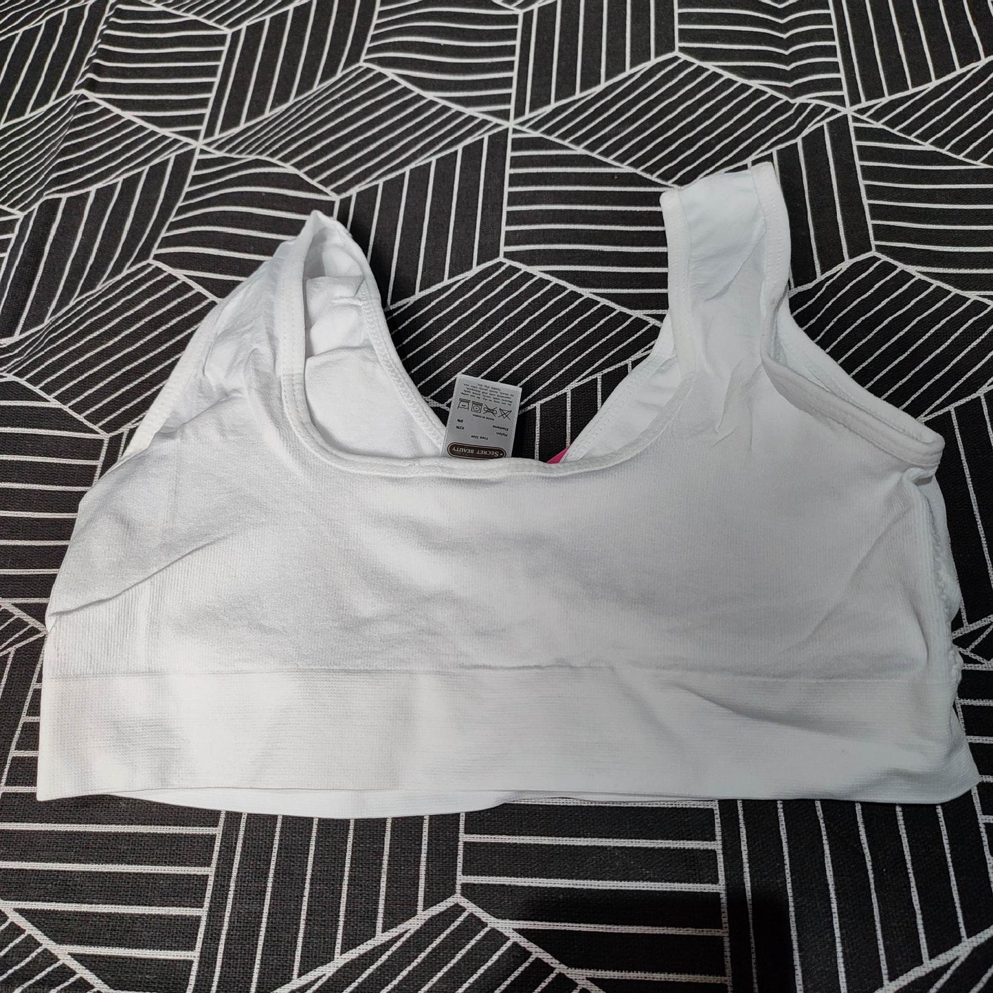 Secret Beauty White Bra W/O Lace