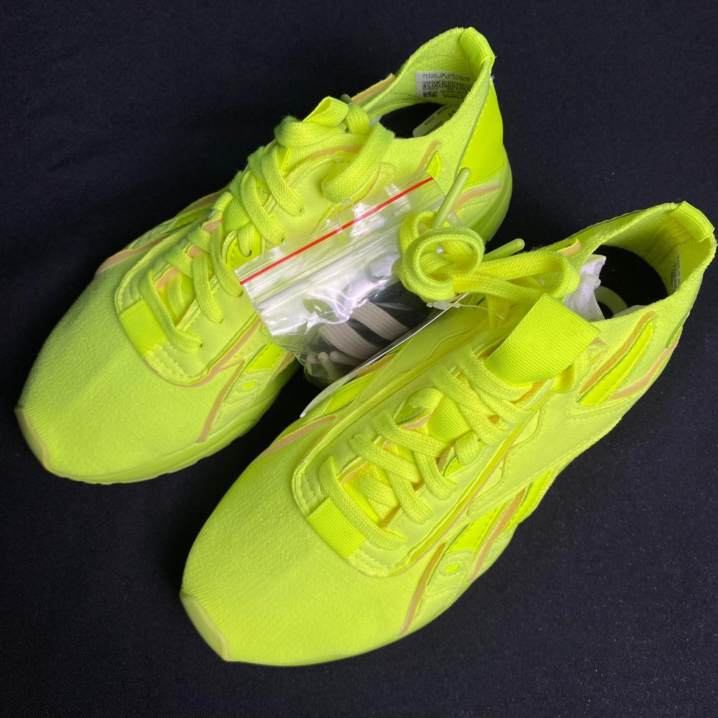 Reebok Yellow Green Rubber Shoes Bolton Sock VB LO Unisex (FU7554) - Phase-out Model