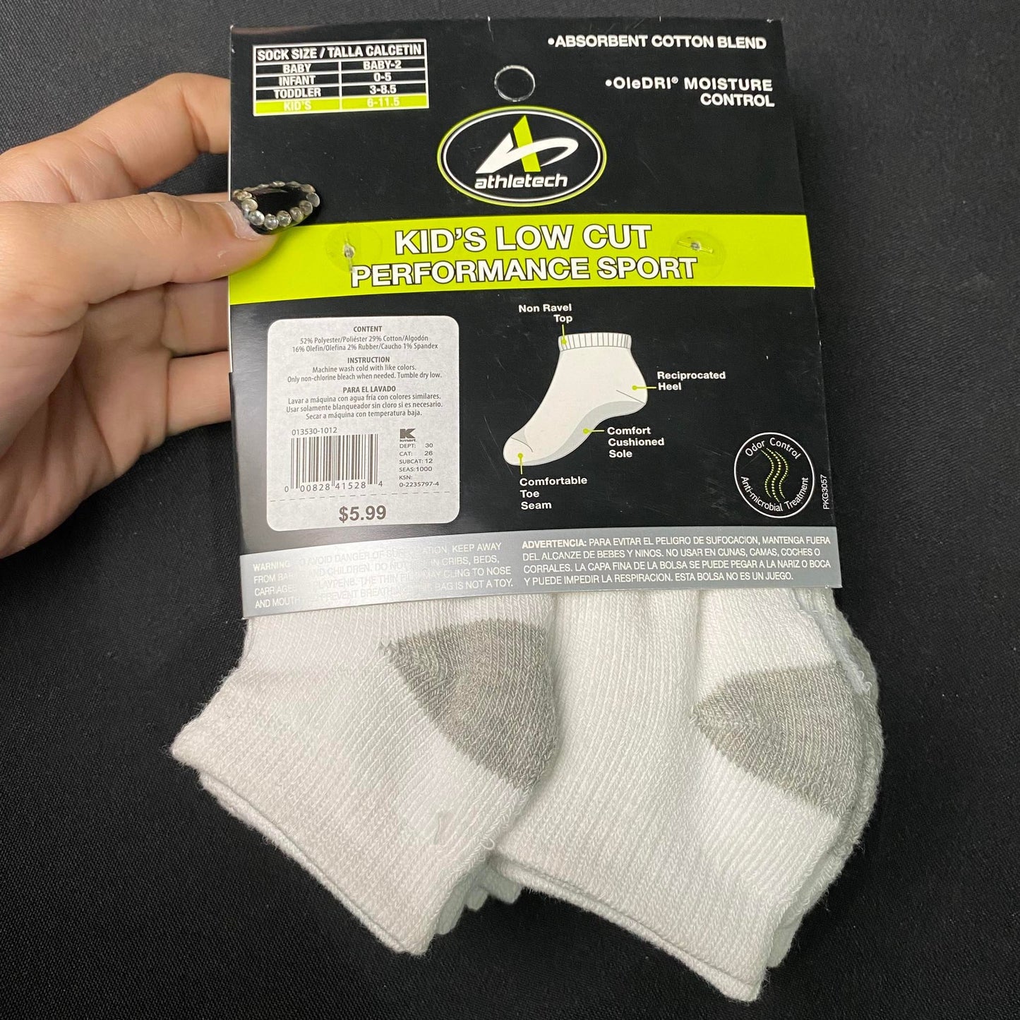 Assorted Athletech Kids Socks - International Mall Pull-out