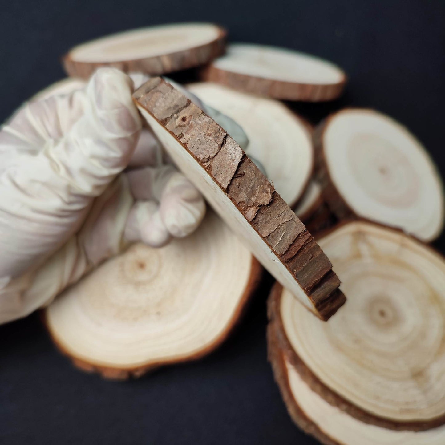 Natural Wood Slices DIY Wedding Crafts