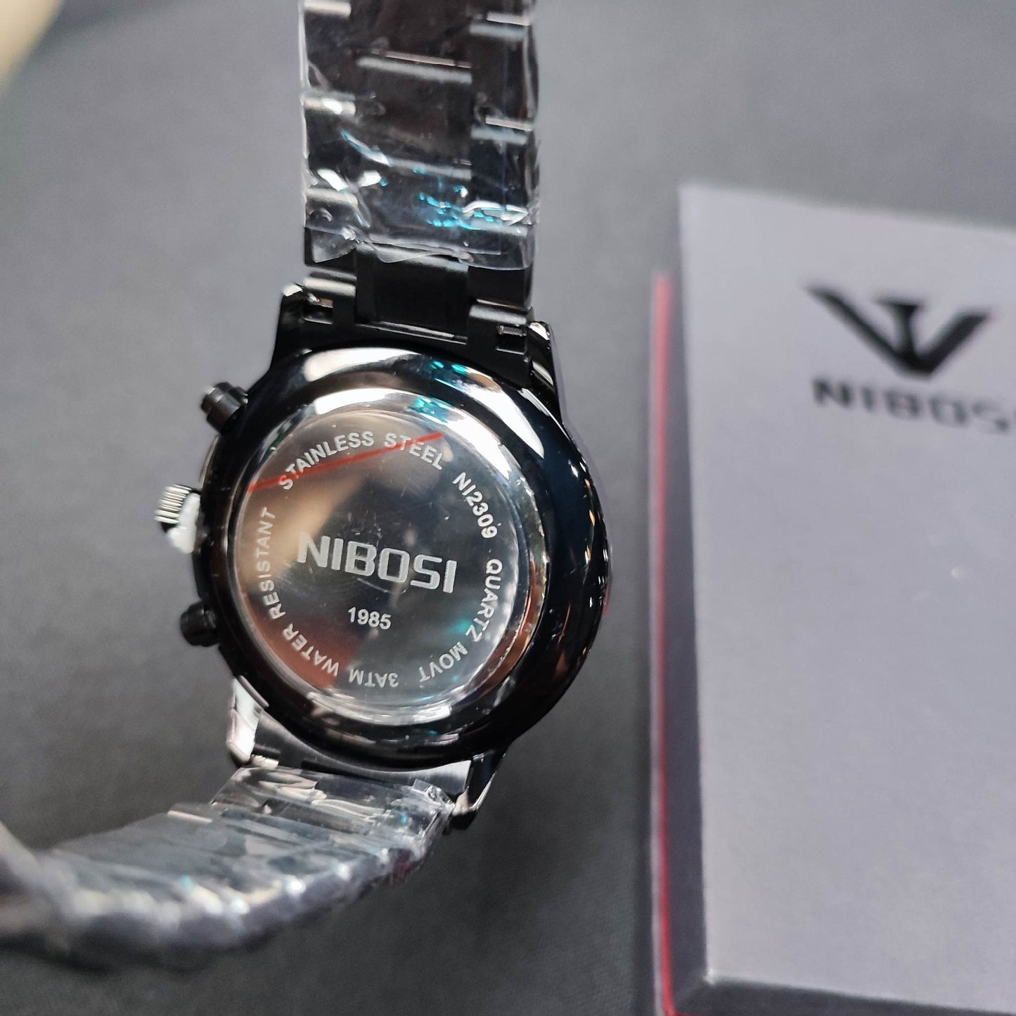 (ZD9FET)2309S1 Nibosi Pira Watch With 30m Battery Box Waterproof