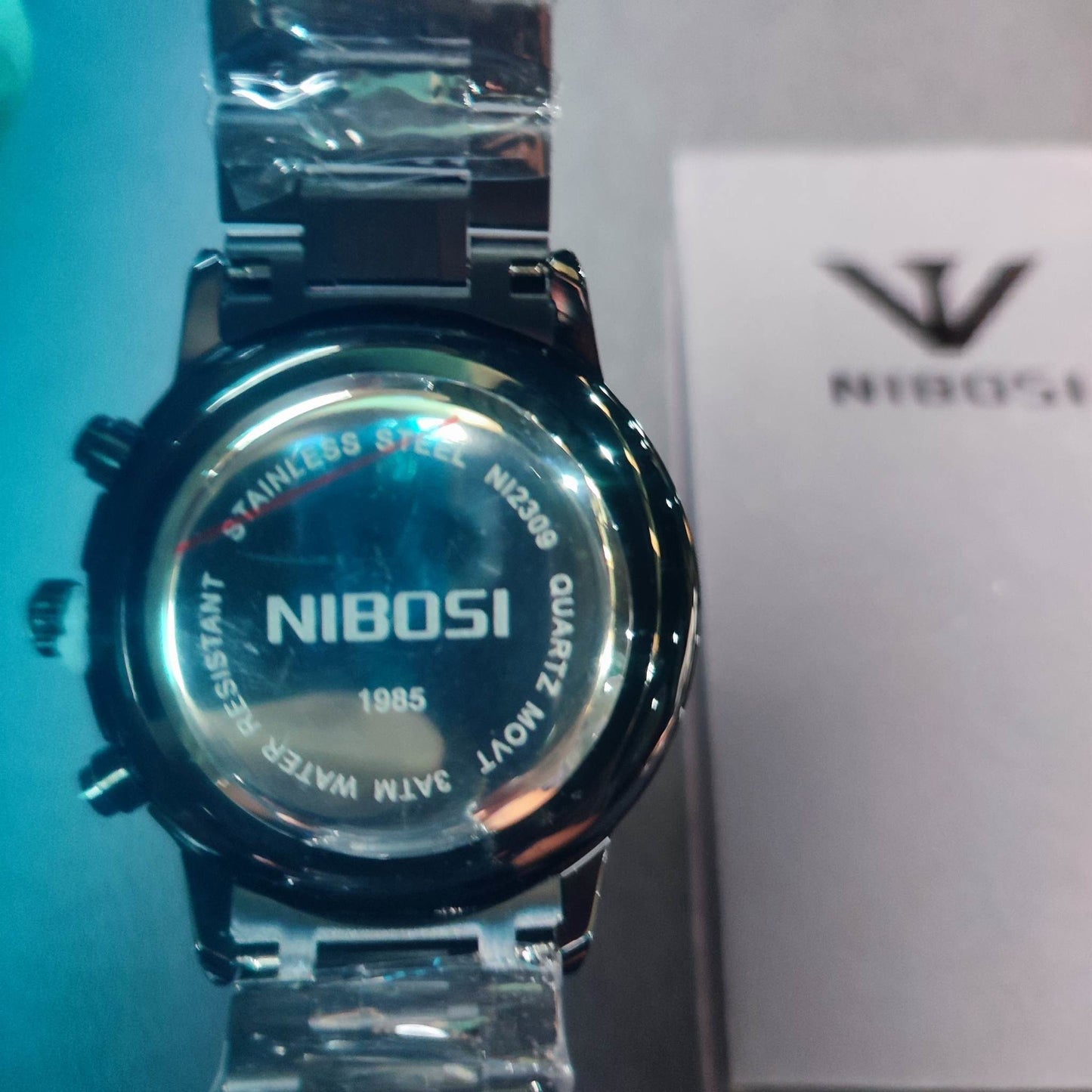 (ZD9FET)2309S1 Nibosi Pira Watch With 30m Battery Box Waterproof
