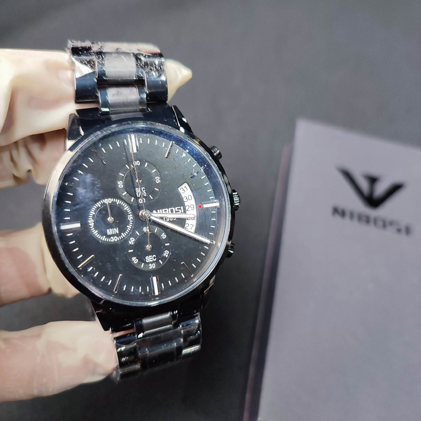 (ZD9FET)2309S1 Nibosi Pira Watch With 30m Battery Box Waterproof