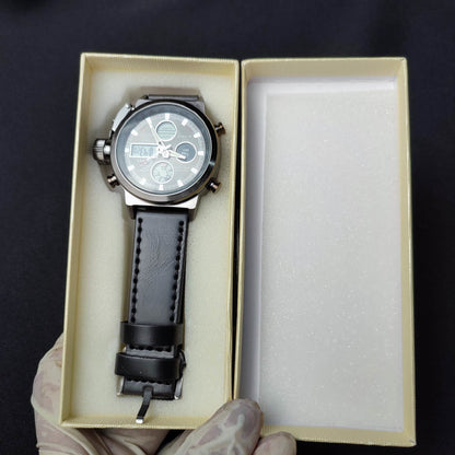 (KBMMK) Biden Men 's Digital Watches Dual Display Military Style Water Resista