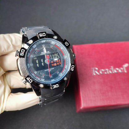 (SUWRU)Readeel 6001 Men's Watches Fashion Quartz Men's Watches Chronograph