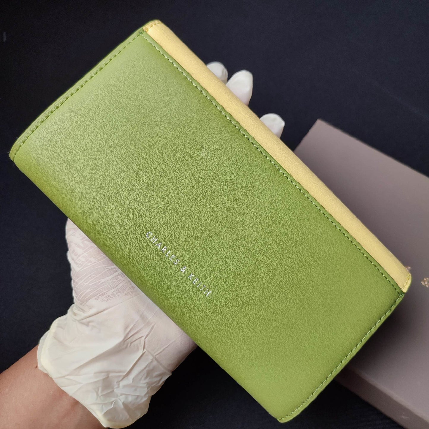 Charles & Keith Small Sling Wallet Bag (Yellow)