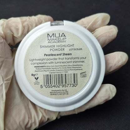 MUA Make Up Academy Shimmer Highlights Powder - International Mall Pull-out