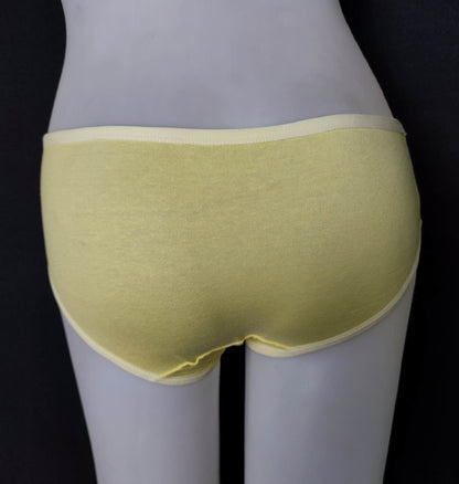 (VNXCW)Women 's Candy Color Seamless Mid Waist Cotton Panties (One Size)