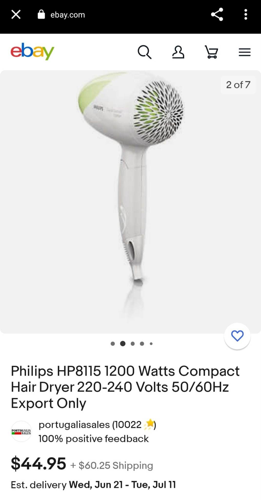Goodway Travelling Hairdryer 1000w (HD-229) - International Mall PUll-out