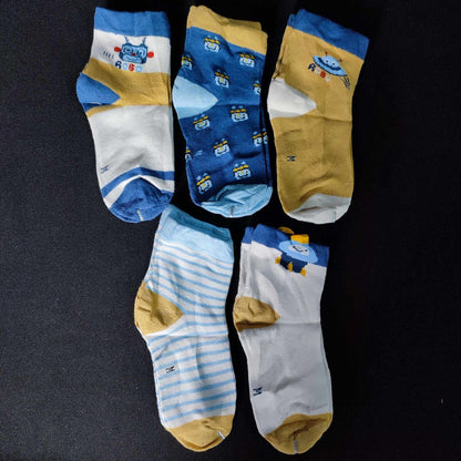 (5 Pairs Of Pack) Cheap New Socks, Three-Dimensional Cartoon Socks For Kids - Size: Medium (3-5 years old)