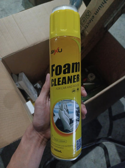 Ayxu Foam Cleaner for Car and House 650ml (Fresh Lemon)