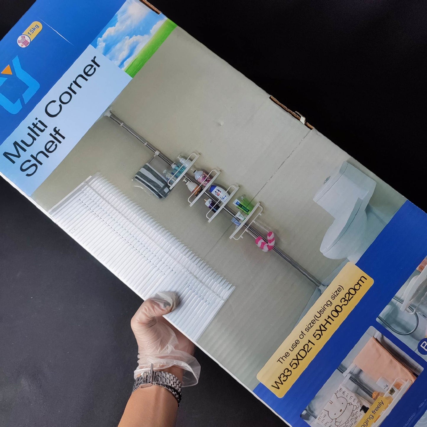 Multi Corner Shelf - 15kg
